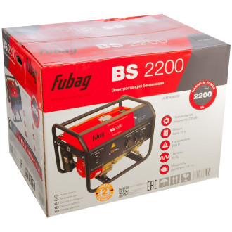 Бензиновый электрогенератор FUBAG BS 2200