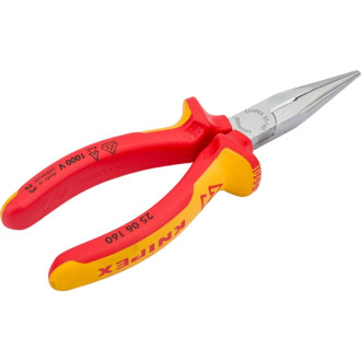 Диэлектрические длинногубцы Knipex KN-2506160SB