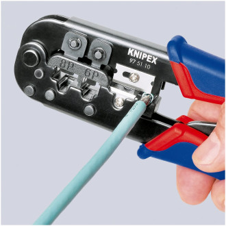 Пресс-клещи для штекеров Knipex KN-975110SB