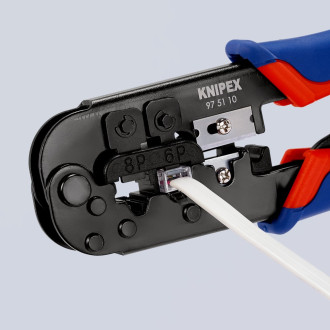 Пресс-клещи для штекеров Knipex KN-975110SB