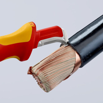 Нож для снятия изоляции Knipex KN-9855SB
