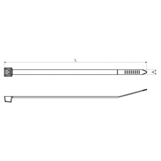 Хомут KOPOS 140X3.5_FA