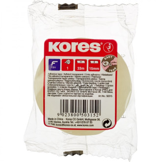 Канцелярская клейкая лента Kores 167749