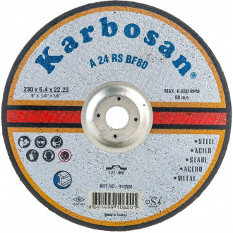 Шлифовальный диск по металлу Karbosan KAR-910600