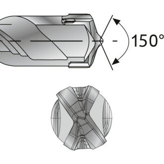 Бур sds-plus KEIL TURBOHEAD Xpro