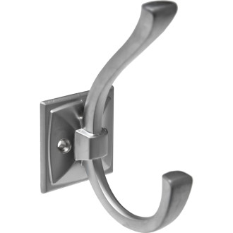 Мебельный двухрожковый крючок Kerron KR 0390 SC