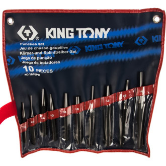 Набор выколоток, бородков, кернеров KING TONY 1010PR