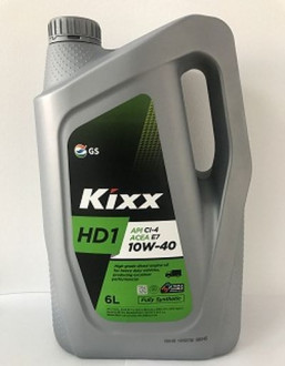 Синтетическое моторное масло KIXX HD1 10W40