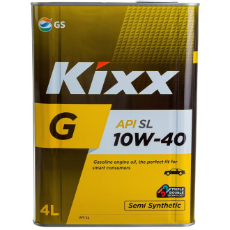 Полусинтетическое моторное масло KIXX G SL/CF 10W40