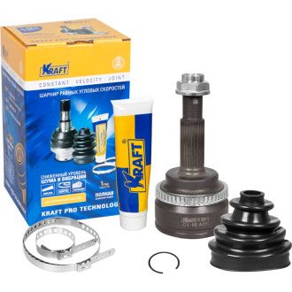 Наружный шрус для а/м toyota corolla/тойота королла 1.4-1.6 (02-07) abs KRAFT KT 059113