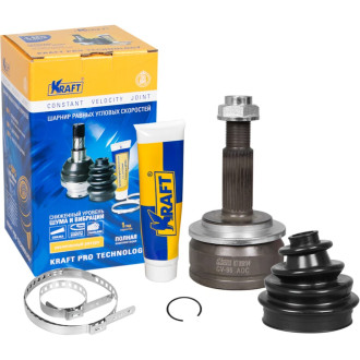 Наружный шрус для а/м toyota auris/тойота аурис 1.4-1.8 (07-12), avensis/авенсис 1.6-1.8 (08-), corolla/королла 1. KRAFT KT 059114
