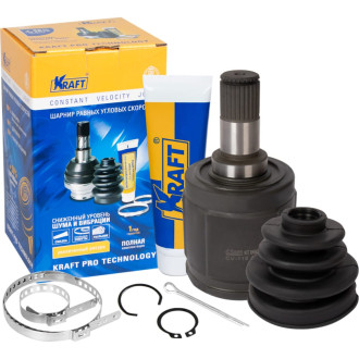 Правый внутренний шрус для а/м honda accord vii/хонда аккорд 6 (98-02), cr-v (99-02) KRAFT KT 059242