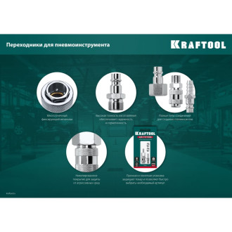Переходник KRAFTOOL 06591-1/4