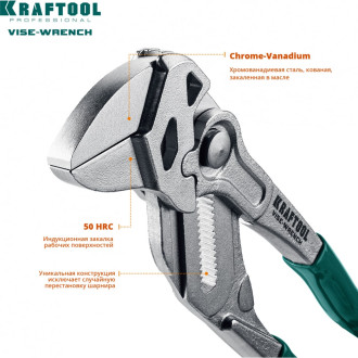 Переставные клещи KRAFTOOL 22065