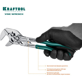 Переставные клещи KRAFTOOL 22065