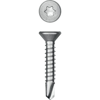 Нержавеющие саморезы KRAFTOOL DS-C 25x3.9 мм, 500 шт