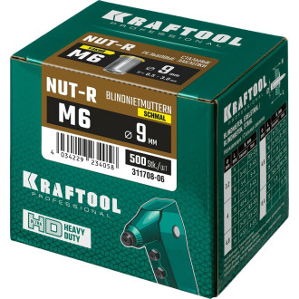 Резьбовые заклепки KRAFTOOL Nut-R М6 500 шт.