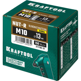 Стальные резьбовые заклепки KRAFTOOL Nut-R М10 150 шт.