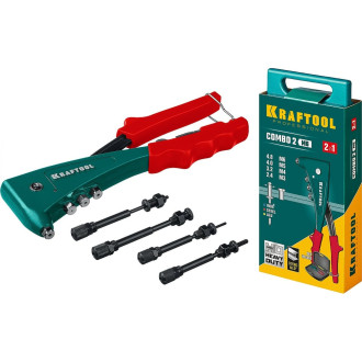Комбинированный заклепочник KRAFTOOL Combo2-M6