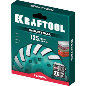 Сегментная алмазная чашка KRAFTOOL Turbo