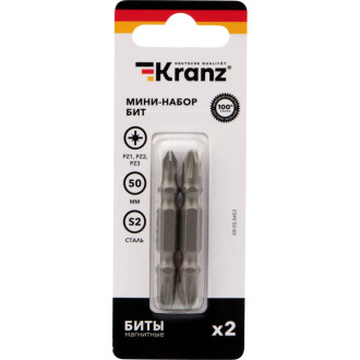 Набор двусторонних бит KRANZ KR-92-0453