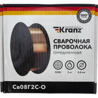Сварочная омедненная проволока KRANZ СВ08Г2С-О