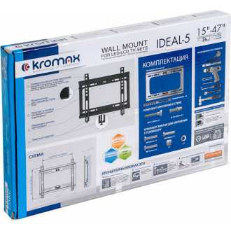 Tv кронштейн KROMAX IDEAL 5 black
