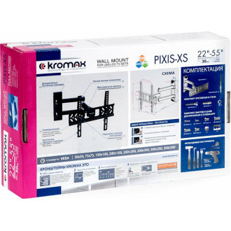 Tv кронштейн KROMAX PIXIS XS black