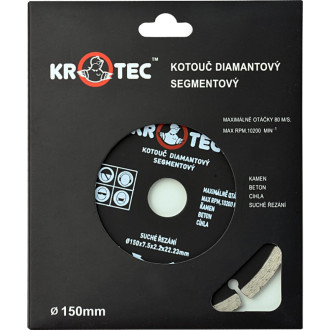 Диск алмазный сегментный KROTEC 3801003