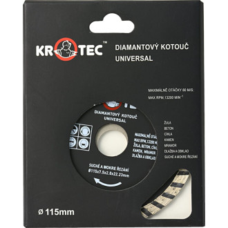 Диск алмазный универсальный KROTEC 3801016