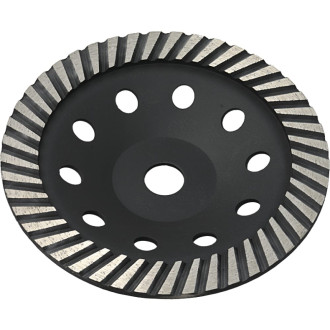 Зачистная турбо алмазная чашка KROTEC 5606032