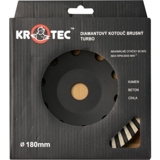 Зачистная турбо алмазная чашка KROTEC 5606032
