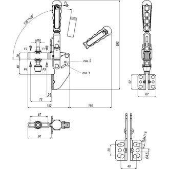 Механический прижим KUKAMET 213-4