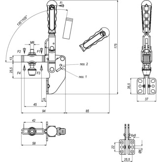 Механический прижим KUKAMET 213-2