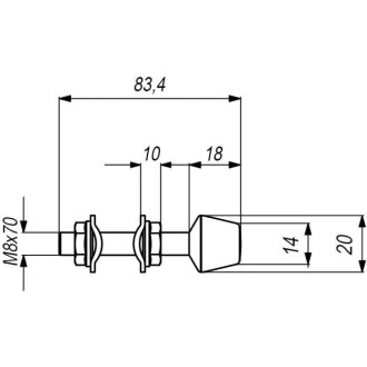 Упор нажимной KUKAMET S911-3-C1