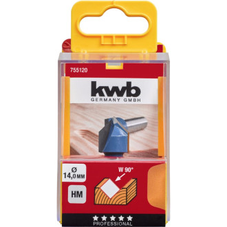 Пазовая V-образная фреза KWB 755120