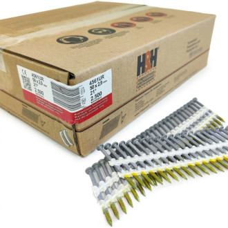 Реечные гвозди H&H R21 2.9x50 Ring 2500 шт.