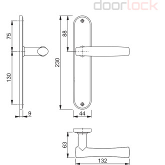 Гарнитур Hoppe 65909