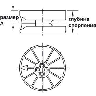 Оцинкованная корпус стяжки Hafele Maxifix