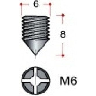 Винт конической стяжки Hafele M6