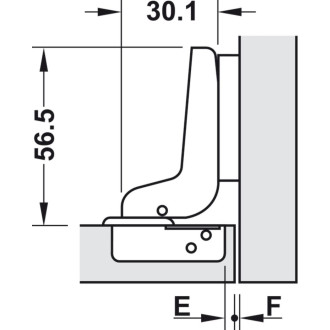 Петля Hafele SM