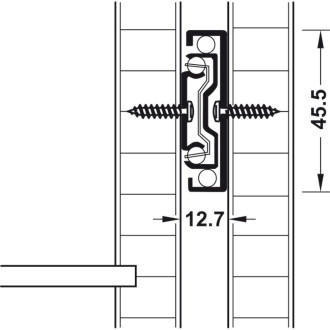 Шариковые направляющие Hafele 432.21.979