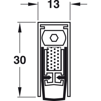 Автоматический порог Hafele 950.10.011