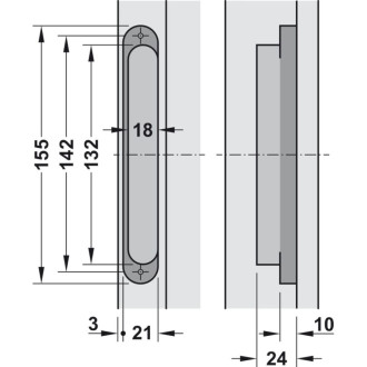 Скрытая петля Hafele TECTUS TE 240 3D