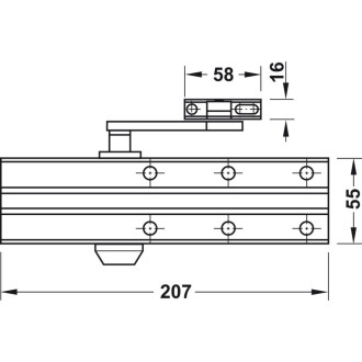 Доводчик Hafele DCL 15