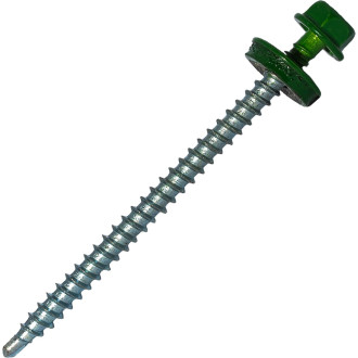 Самосверлящий винт HARDWEX ТМ HWX2-W-P5-4.8x70 мм. св.№1, RAL 6002 (100 шт.)