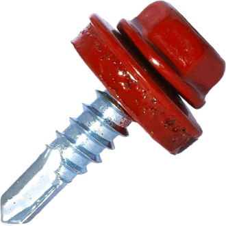Самосверлящий винт HARDWEX ТМ HWX7-W-P9-5.5x25 мм. св.№3, RAL 3020 (250 шт.)
