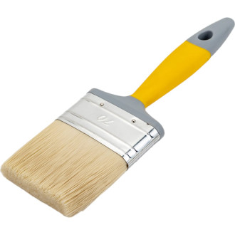 Плоская кисть HARDY 3” щетина из полиэстера желтый