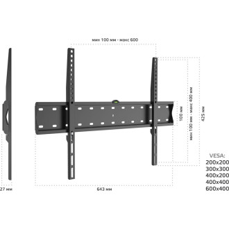 Фиксированный кронштейн для ТВ Harper X-7