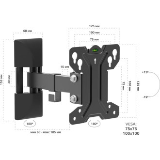 Наклонно-поворотный подвес для телевизоров Harper TVF-32